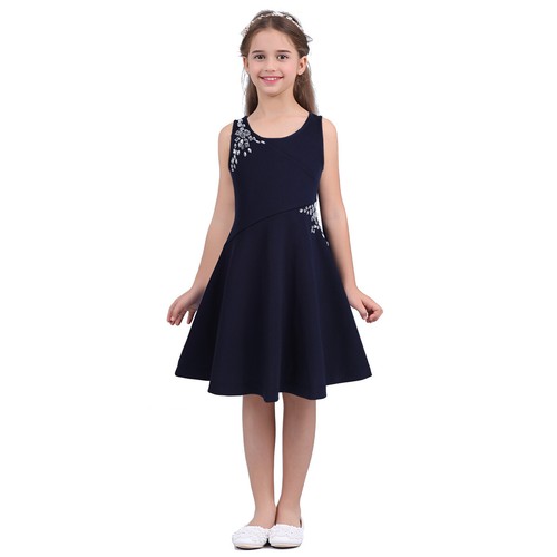 US Girls Kid Chiffon Flower Dress Princess Pageant Bridesmaid Wedding Party Gown - Picture 62 of 63