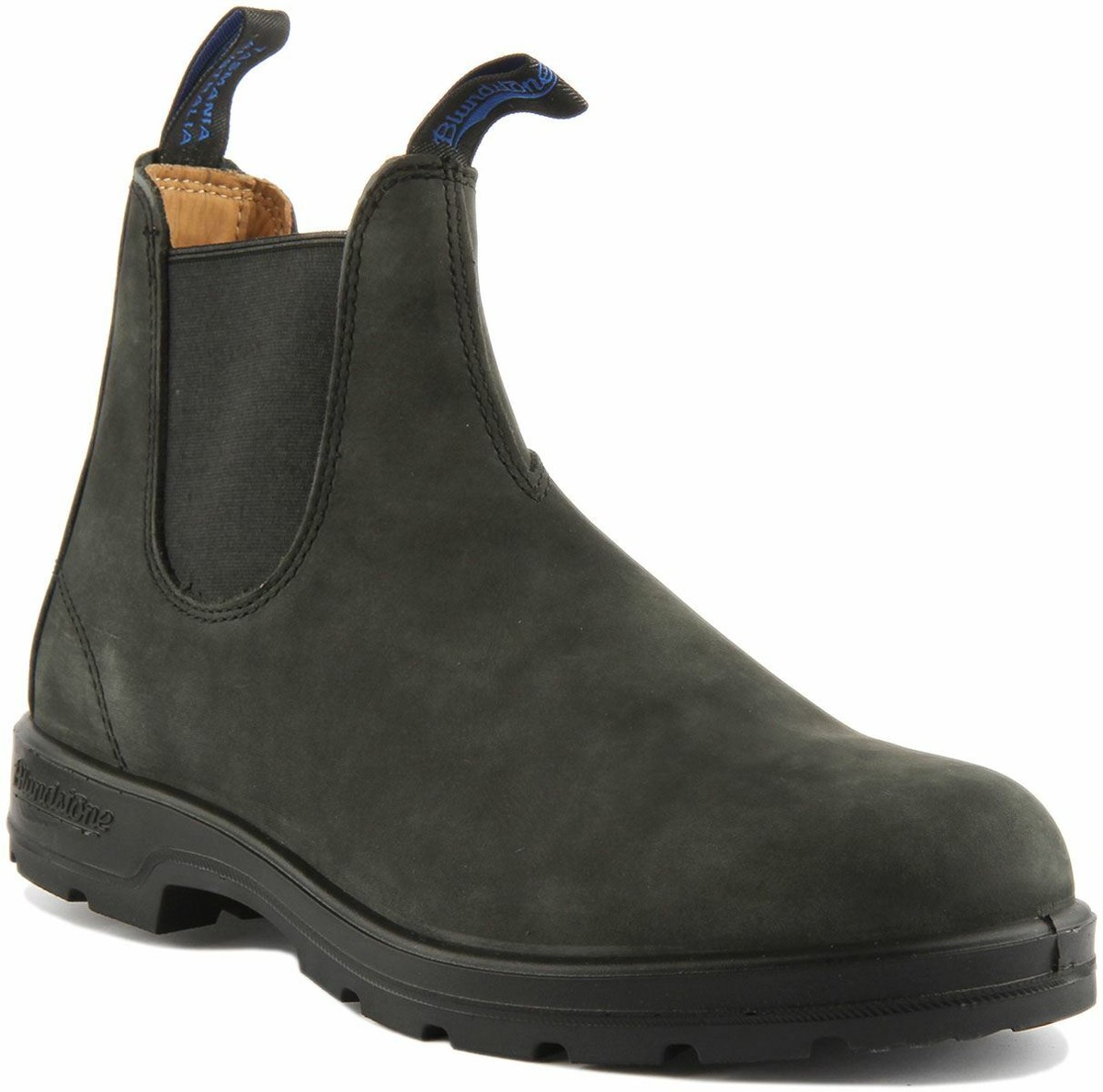 Blundstone 1478 Unisex Leather Chelsea Boots In Rustic Black UK