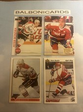 Peter Bondra 4 Card Lot Upper Deck Pro Set Ultra Premier NM+ Free Shipping!