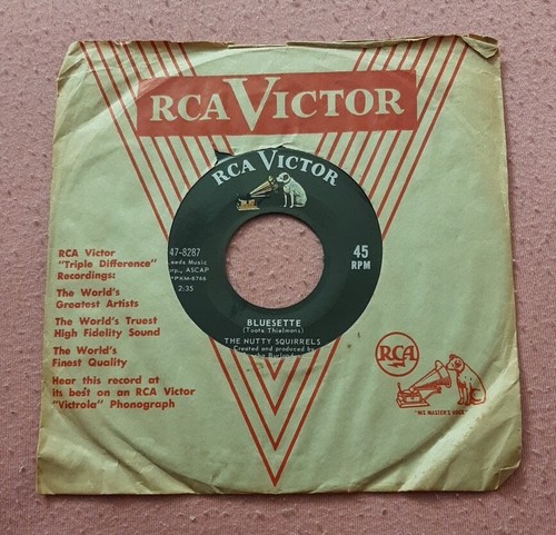 The Nutty Squirrels 45 Hello Again / Bluesette RCA Victor 47-8287 vg++-ex