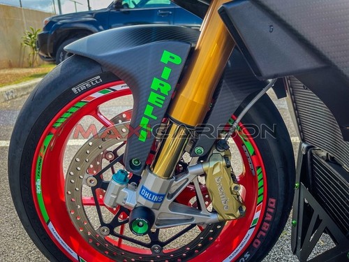 Parafango anteriore carbon Aprilia RSV4 RR-RF-1100 (15-20) / Front fender carbon - Picture 4 of 5