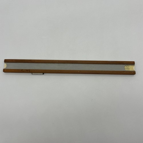 Sun Hemmi Bamboo Slide Rule Made In Japan Cracked Cursor - Picture 9 of 17