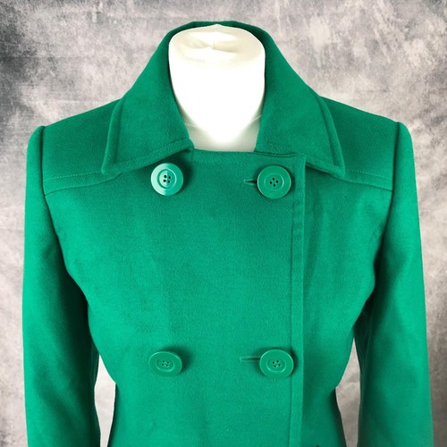 Uk croisé Ashley Caban 10 Laura taille Vintage vert vibrant xnRCwYEUS