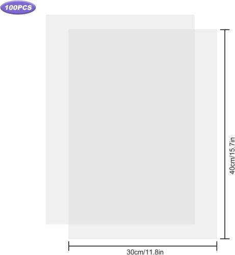 Seidenpapier Weiß 100 Blatt 30x40 cm Tissue Paper Seidenpapier Weiss Verpacku... - Bild 3 von 9