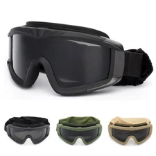Airsoft Goggles Tactical Safety Goggles Windproof Glasses for Hunting Cycling