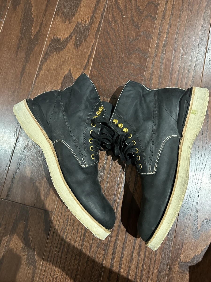 Visvim Virgil Boots Folk (KNGR) Black M10 With Box And Dust Visvim Virgil Boots Folk (KNGR) Black M10 With Box And Dust