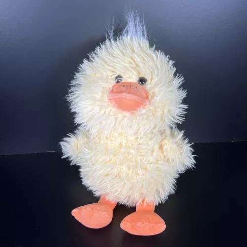 Walgreens Yellow Duck Plush Fuzzy Easter Stuffed Animal Orange Legs Chick 12”