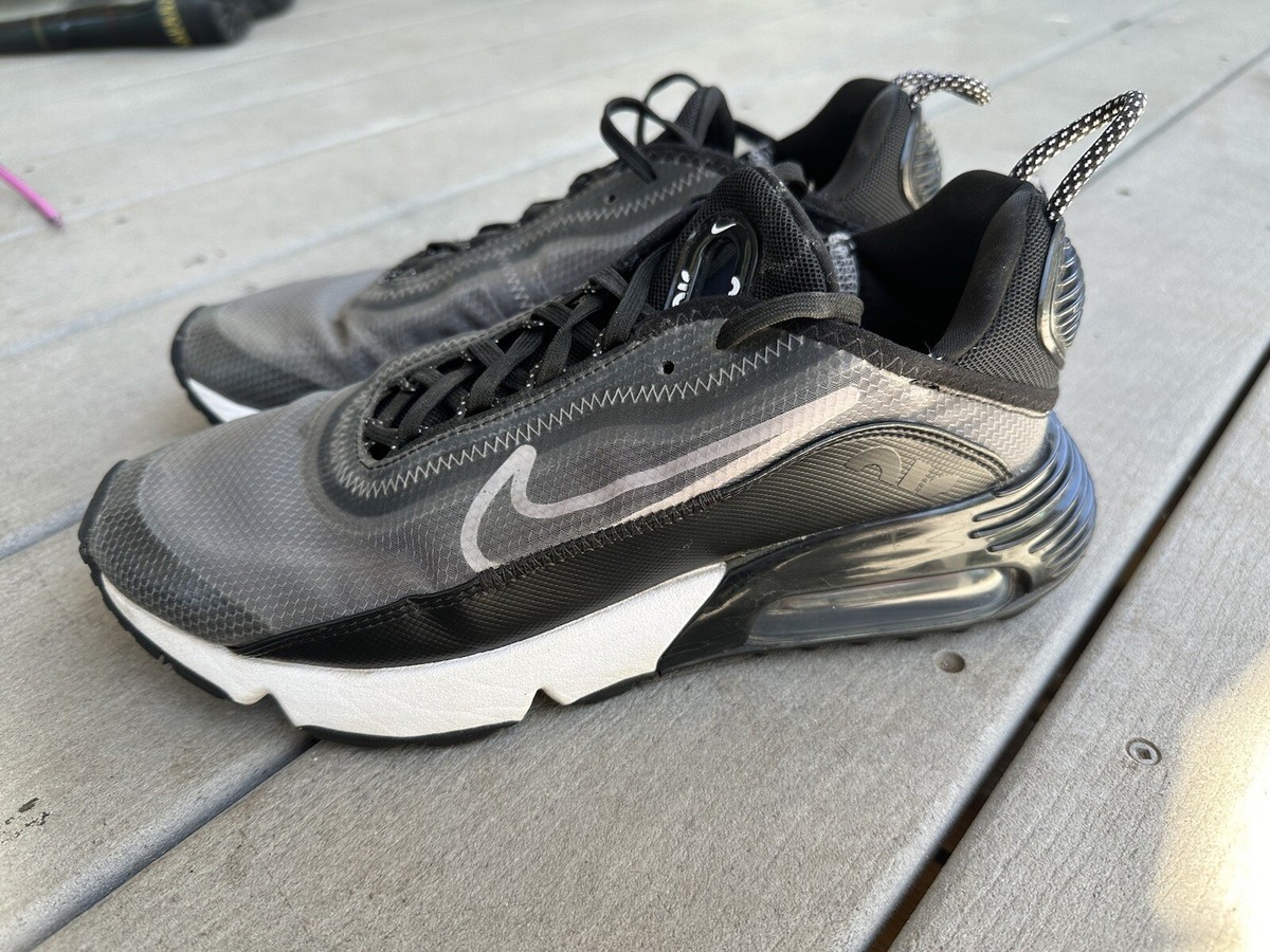 靴 Air Max 2090 Nike Air Max 2090 Shoes Womens Sz 8 Black Gray Athletic