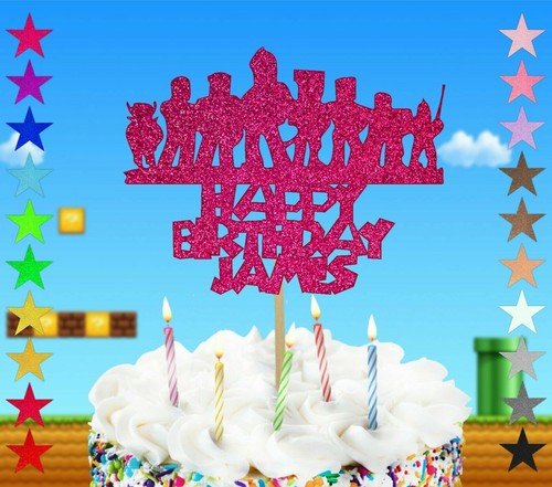 Personalised Roblox Logo Birthday Cake Topper Single Sided Glitter Gaming P... - Picture 6 of 31