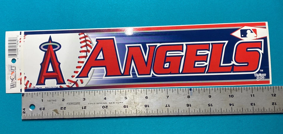Los Angeles ANGELS  Bumper Sticker MLB by Wincraft 2006 OFFICIALLY LICENSED - Image 2 of 4