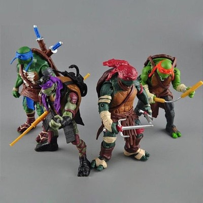 Movie TMNT Teenage Mutant Ninja Turtles Set of 4pcs Action Figures Toy PVC Model