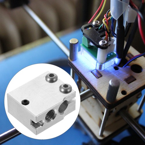 Heating Aluminum Block Extruder Hot End Alloy 3D Printers Heater - Afbeelding 12 van 12