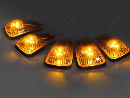5X Ámbar LED Marcador de Cabina Techo Luz de Correr Base para GMC/Chevy C3500 C5500 - Imagen 11 de 12