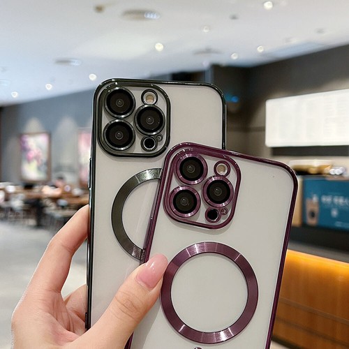 Funda Transparente TPU MagSafe Magnética para iPhone 16 15 14 13 12 11 - Imagen 8 de 36