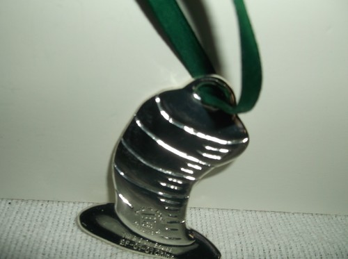 Weihnachtskatze im Hut Ornament versilbert 2003 Dr. Seuss Classic - Bild 4 von 7