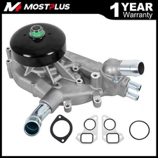 Water Pump w/ Thermostat & Gasket For Chevy Silverado GMC Sierra Buick Cadillac