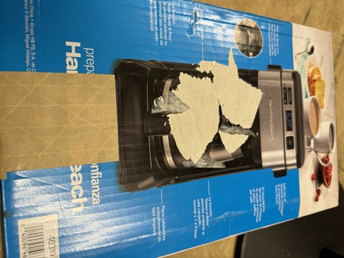 Hamilton Beach Programmable Coffee Maker, 12 Cups, Front Access Easy Fill - Picture 13 of 13