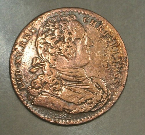 KING   LOUIS XV  artillerie 1734  RARE  - Bild 1 von 2