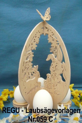 REGU - Laubsägevorlagen N 059 C "erzgeb. Aufsteller für Ostern" - tolle Vorlagen - Bild 4 von 12