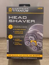 Microtouch Titanium Rechargeable Men's Head Shaver - Black