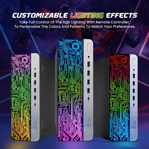 HP RGB G3 Gaming Desktop Computer Intel i5-6500 16GB 1TB NVIDIA GT 1030 Win 10 - Picture 5 of 8