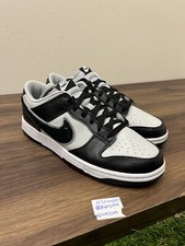 Nike Dunk Low Black Gray White 2022 Chenille Swoosh DQ7683-001 Size 9 Men’s