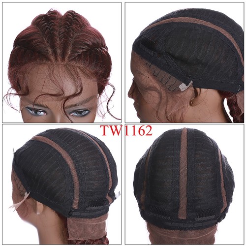 100% Hand Braided Lace Wig Box Braided Lace Wigs Braids with Baby hair Wig Women - Picture 82 of 84