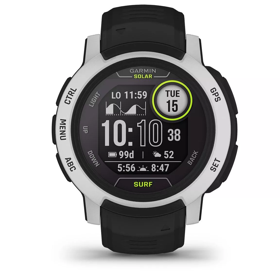 Garmin INSTINCT 2 SOLAR SURF EDITION Smartwatch Silicone Black