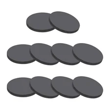 Rubber Solid Discs Washers 10 Pcs 35mm OD x 4mm Thick Rubber Round Gasket Pad...