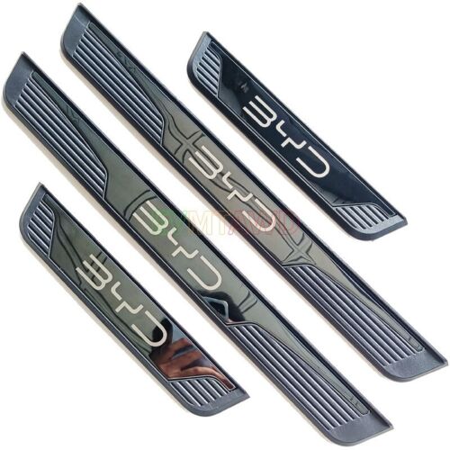 For BYD Shark SEALION 6 2025 Chrome Car Door Sill Scuff Plate Protector Cover 4X