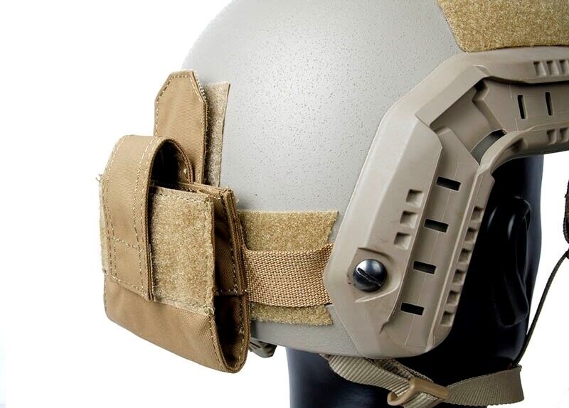 TMC Lightweight Helmet Mounted 4 AA Battery Pouch (CB) TMC3271-CB