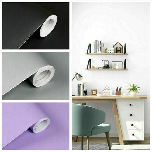 Self-adhesive Contact Paper Waterproof Drawer Shelf Liner Vinyl Decor Wallpaper - Picture 2 of 34