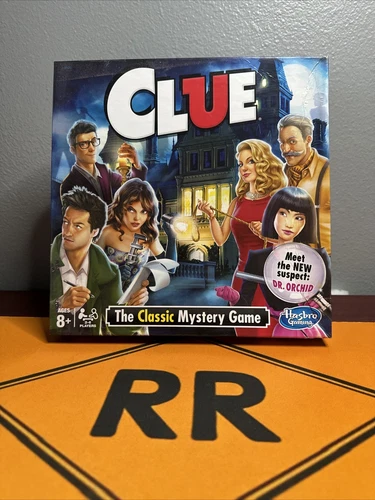 Clue  the classic mystery game    Used   with new suspect.