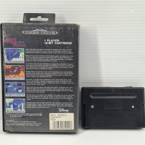 ARIEL THE LITTLE MERMAID - Sega Mega Drive- PAL - Picture 2 of 2