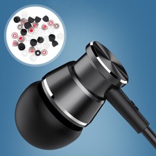 36pcs Replacement Silicone Ear Tips for Earbuds Noise Reducing Covers