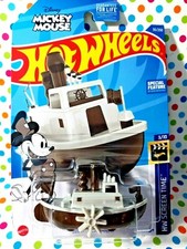 HOT WHEELS HW SCREEN TIME DISNEY STEAMBOAT MICKEY MOUSE DISNEY NEW B2