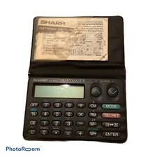 Sharp Memo Master Electronic Organizer With Black Case EL-6061, Vintage