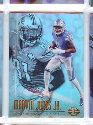 MARVIN JONES JR. CALVIN JOHNSON  2017 PANINI ILLUSIONS #32 DETROIT LIONS