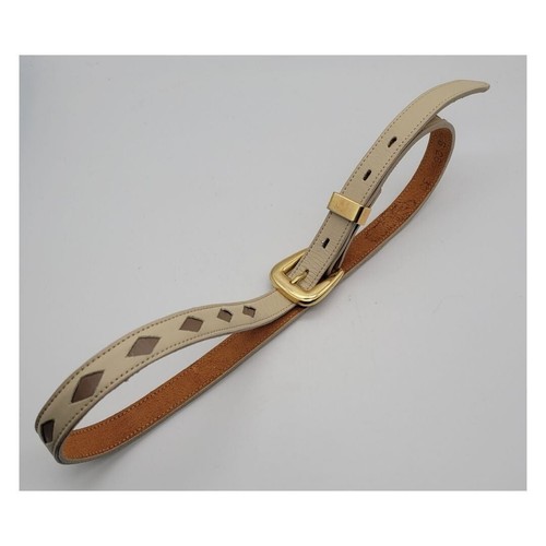 Vintage 90's Leather Nocona Cutout Belt - Bild 3 von 7