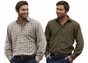 Champion para Hombre Heathfield país Lana Forrada De camisa de mangas largas