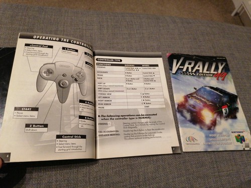 💫 ORIGINAL NINTENDO 64 (N64) INSTRUCTION BOOKLETS MANUALS STAR WARS F1 V RALLY - Picture 5 of 9