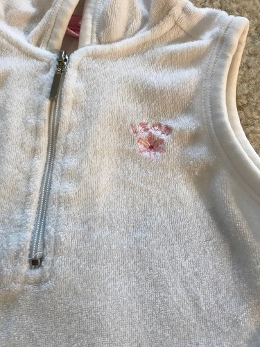 Vestido de tenis plisado blanco sin mangas IZOD 18 meses para niña pequeña niña - Imagen 2 de 8