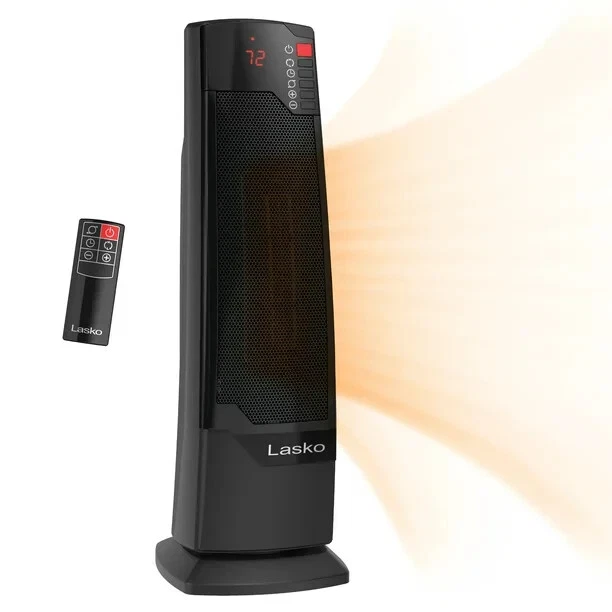 Lasko 1500W Electric Oscillating Ceramic Tower Space Heater with Remote,  CT22835 | eBay