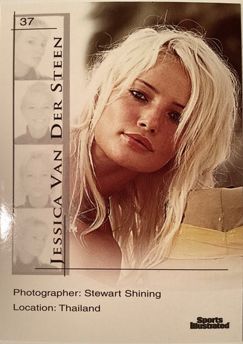 SI Sports Illustrated 2005 Swimsuit Replacement Card #37 Jessica Van Der Steen - Picture 2 of 2