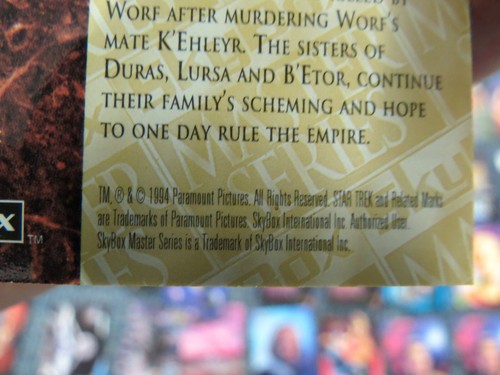 Large Lot Of 89 Star Trek Paramount & Skybox 1993-1994 Trading Cards - Excellent - Picture 11 of 11