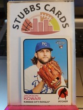 2022 TOPPS HERITAGE ROOKIE RC ROYALS JACKSON KOWAR #155