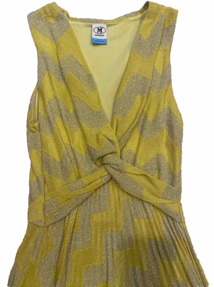 Nuevo Vestido Tejido Missoni Pasarela Colección Plisada Foto 3 de 4