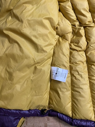 Big Agnes Kids Medium Outdoors Maroon and Yellow Ice House Jacket with Downtek - Picture 9 of 10