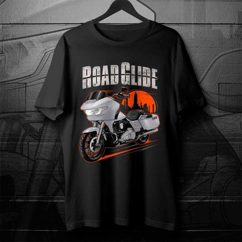 Harley Davidson Road Glide 2024 - Motorcycle T-Shirt for Bikers - Picture 14 of 15