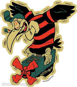 Just-Junk-Buzzard-Sticker-Decal-Ben-Von-Strawn-BV10A